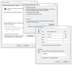 WinINET Settings