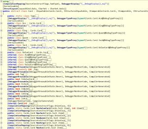 Decompiled Card Discriminated Union