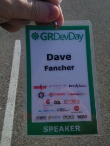GR DevDay Speaker Badge