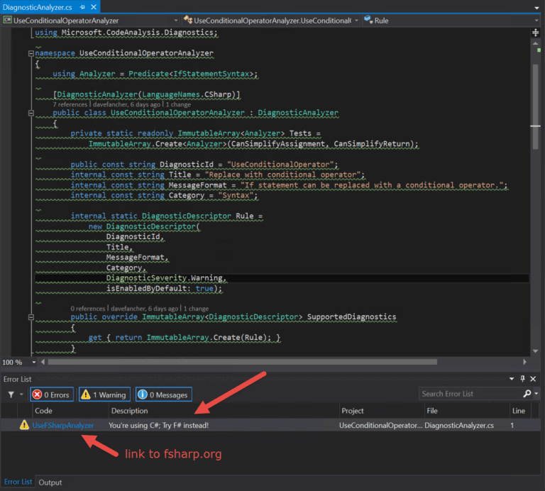 Fun with Code Diagnostic Analyzers | Didactic Code
